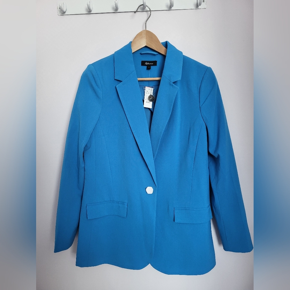 Reitmans Bright Blue Women's Blazer sz 4